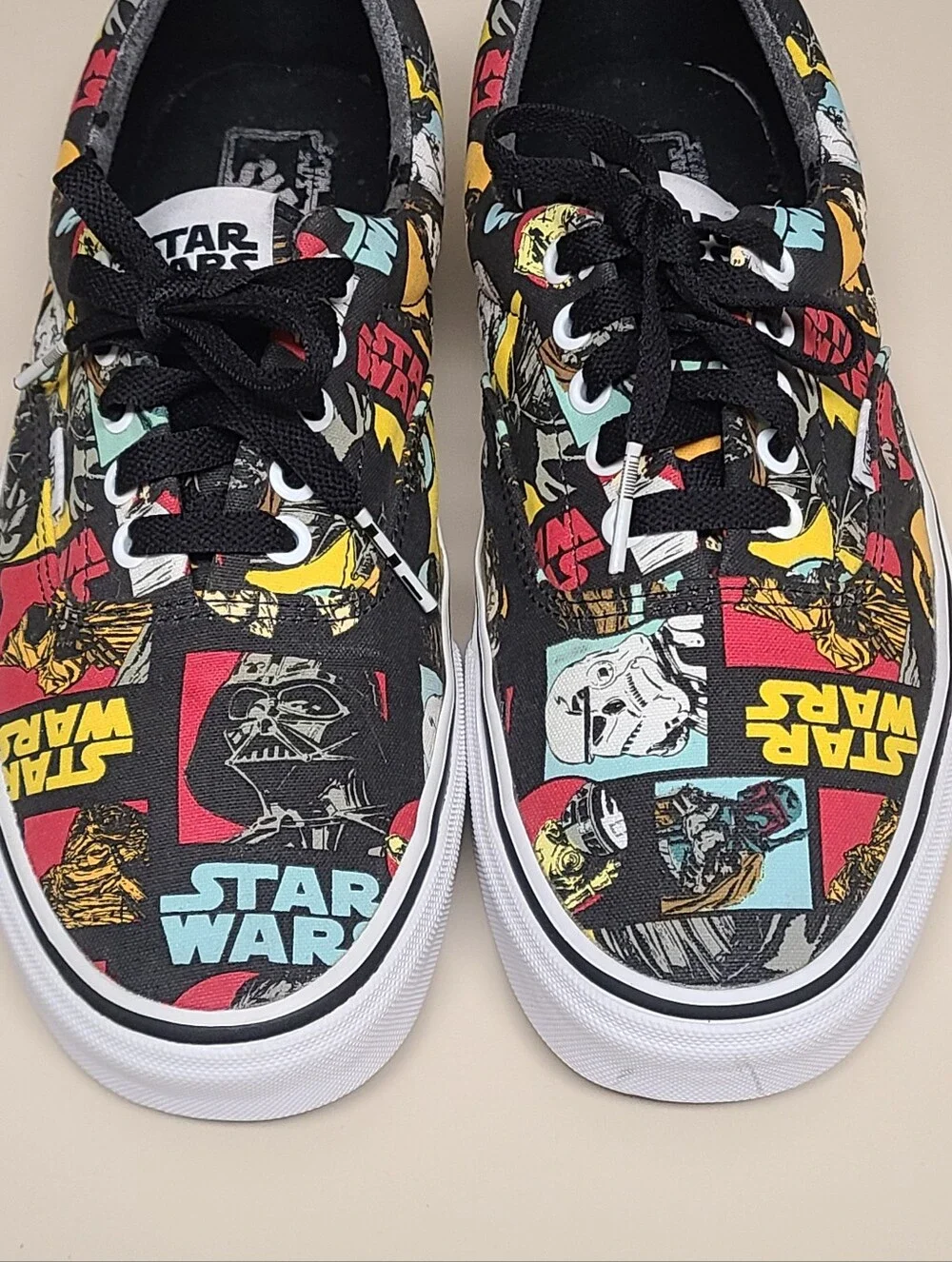 Vans X Star Wars Classic Repeat Era comic book skateboard sneakers size 10.5